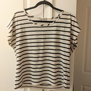 Forever 21 - Striped Lace T Shirt